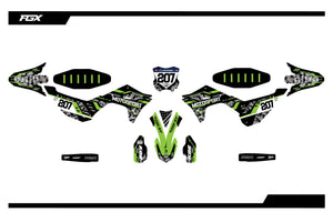 Black Camo / Kx Green