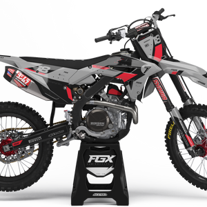 Acerbis Grey / Honda Red