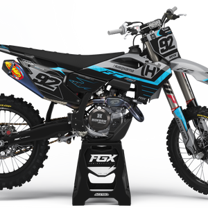 Acerbis Grey / Cyan / Black