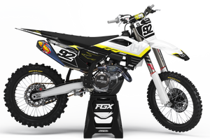 White / Husqvarna Yellow / Black