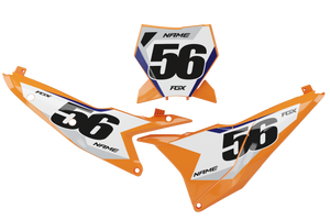 KTM Orange / Lt. Grey