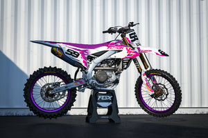 Purple / White