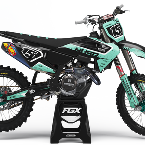 Black / Acerbis Teal