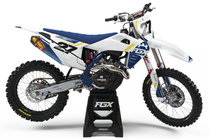 White / Husqvarna Navy / Husqvarna Yellow