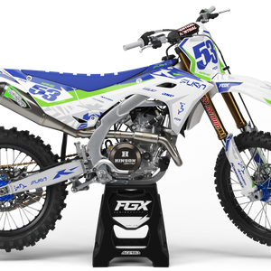 Electric Blue / KX Green