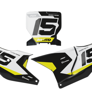 Black / Husq Yellow