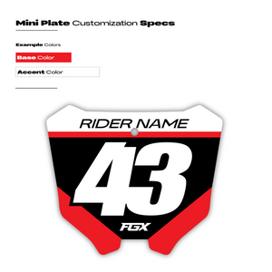Spec Mini Plate Decals