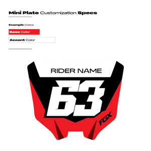 Strike Mini Plate Decals