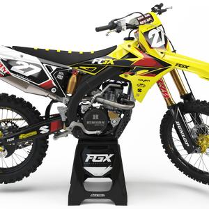 Suzuki Yellow / Maroon