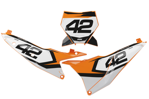 KTM Orange / Lt Grey