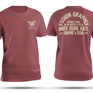Ivory / Crimson Red