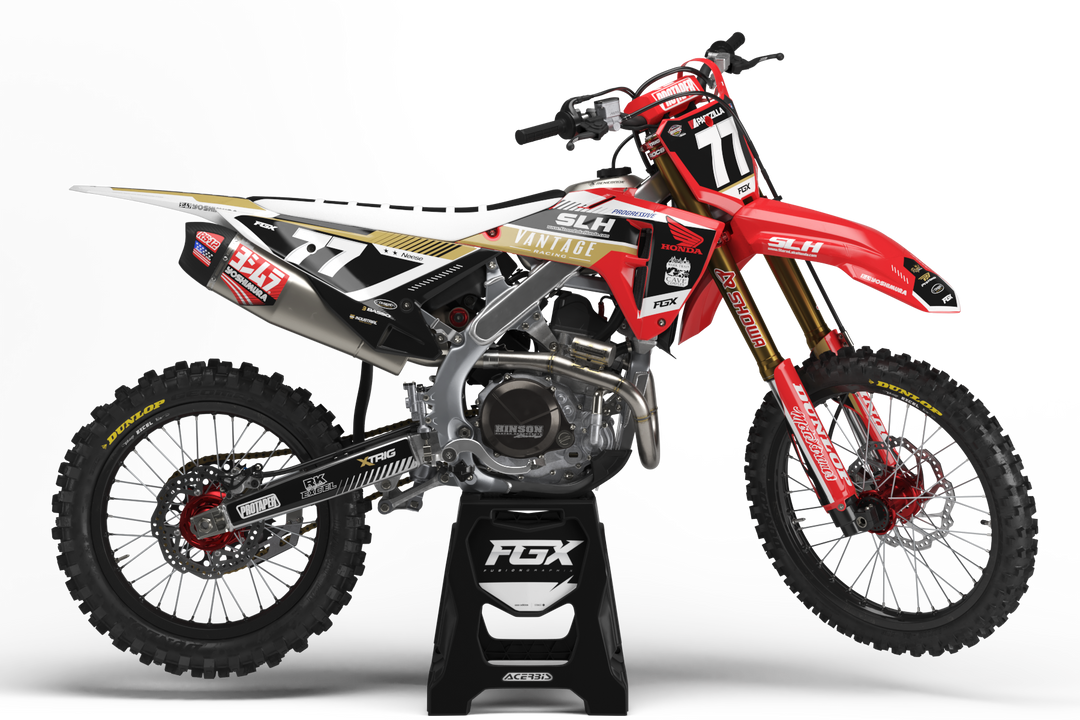 Honda Red / Wht / Gold
