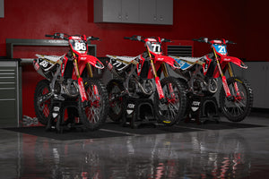 Honda Red / Wht / Gold