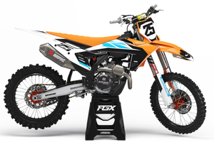KTM Orange / Cyan / Black