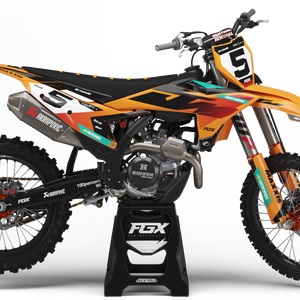 KTM Orange / Dark Red