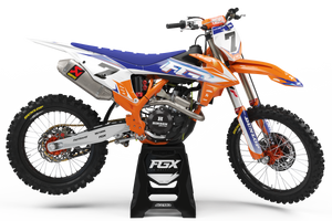 KTM Orange / Navy / White