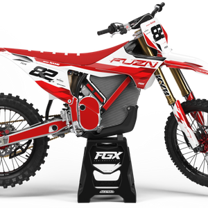 Stark White / Hon Red