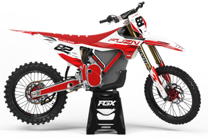 Stark White / Hon Red